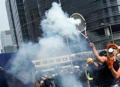 ادامه اعتراضات در هنگ کنگ؛ پلیس از گاز اشک آور استفاده کرد