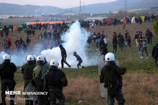 ضرب و شتم مهاجران توسط پلیس یونان ادامه دارد