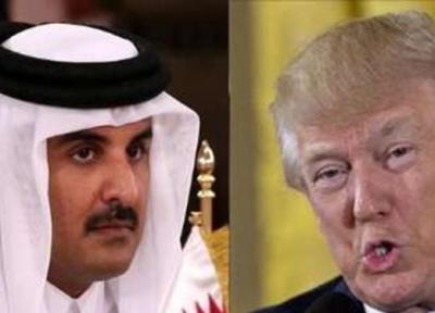 گفت وگوی تلفنی امیر قطر و ترامپ