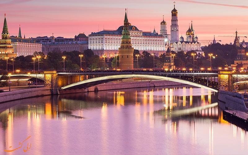 محوطه کرملین، قلب تاریخی شهر مسکو