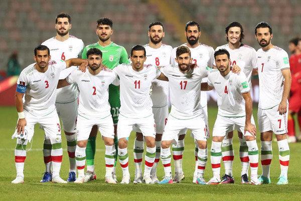 انتها سال 2021 برای تیم ملی فوتبال ایران با رده 21 دنیا
