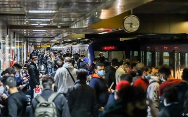 ممنوعیت تردد مسافران واکسن گریز و بیمار کرونایی با مترو