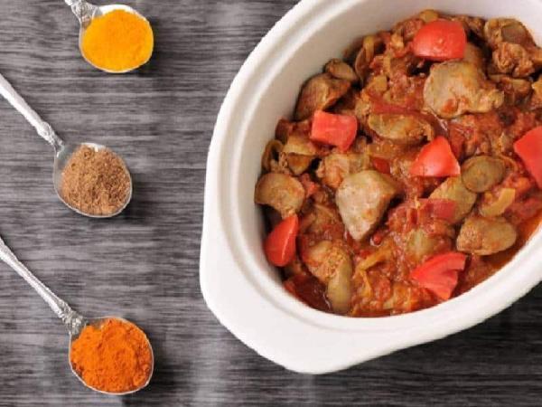 خوراک دل و جگر مرغ خوراک دل و جگر مرغ