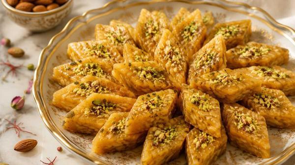 طرز تهیه لوز بادام بدون فر با پودر بادام به سبک قنادی ها